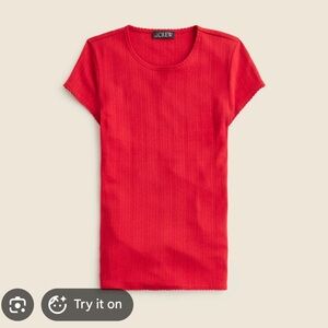 NWT J. Crew Pointelle T-Shirt